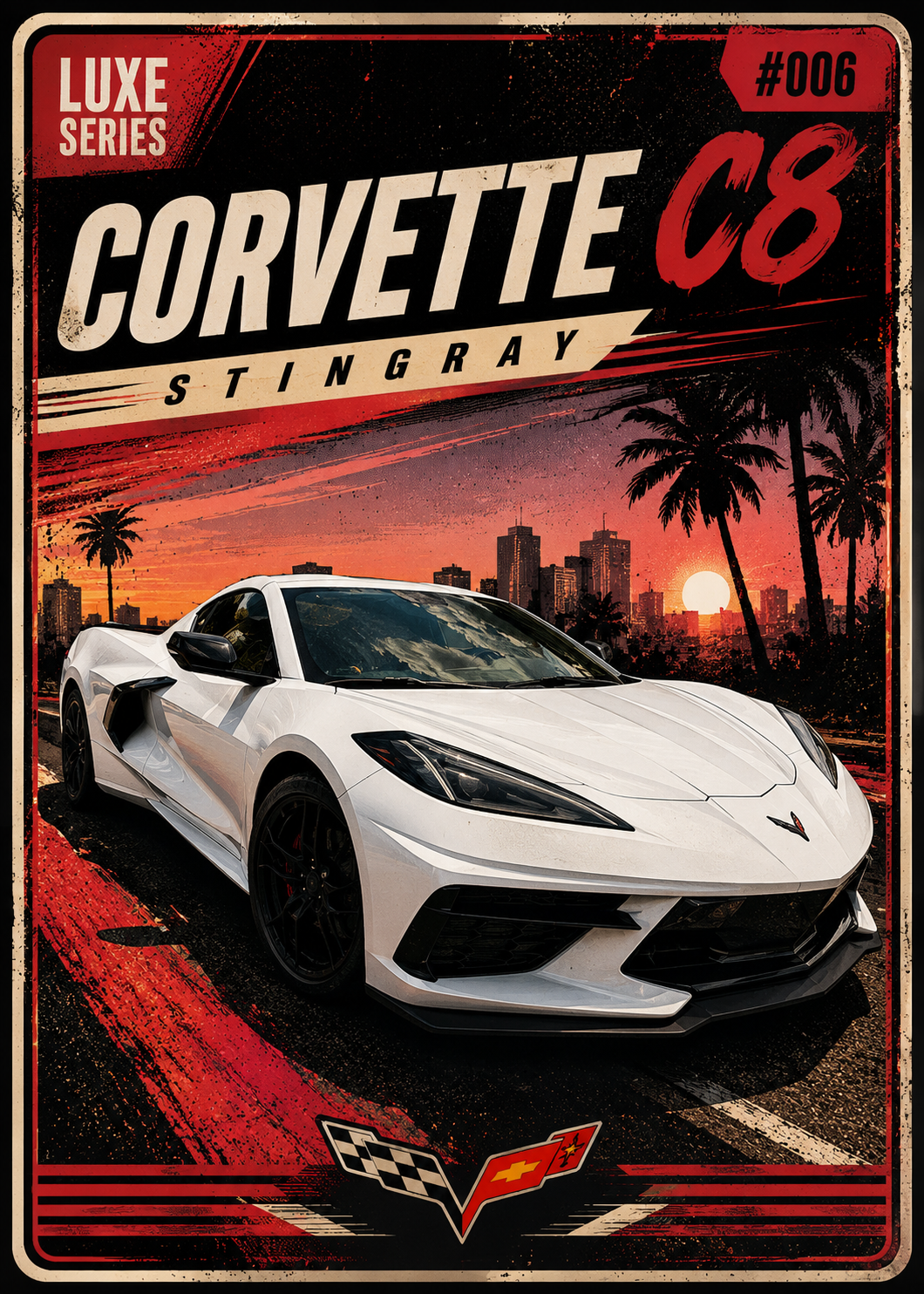 Custom Car Cards — front