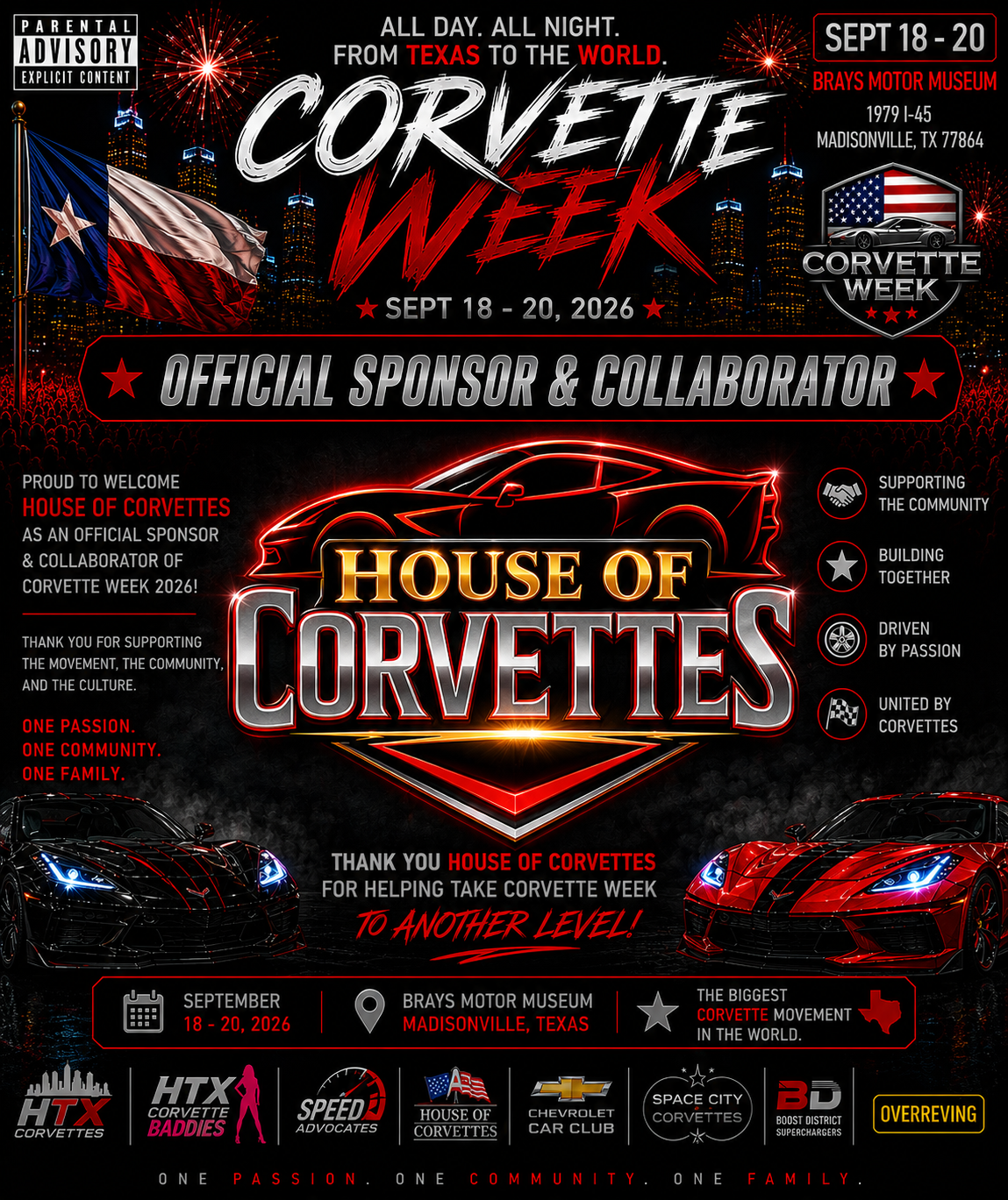 House of Corvettes logo